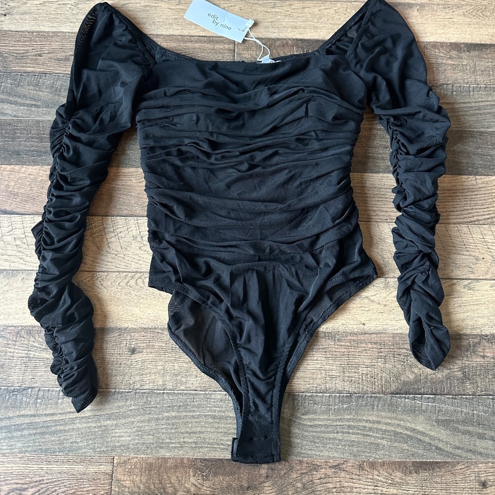 Ruched bodysuit